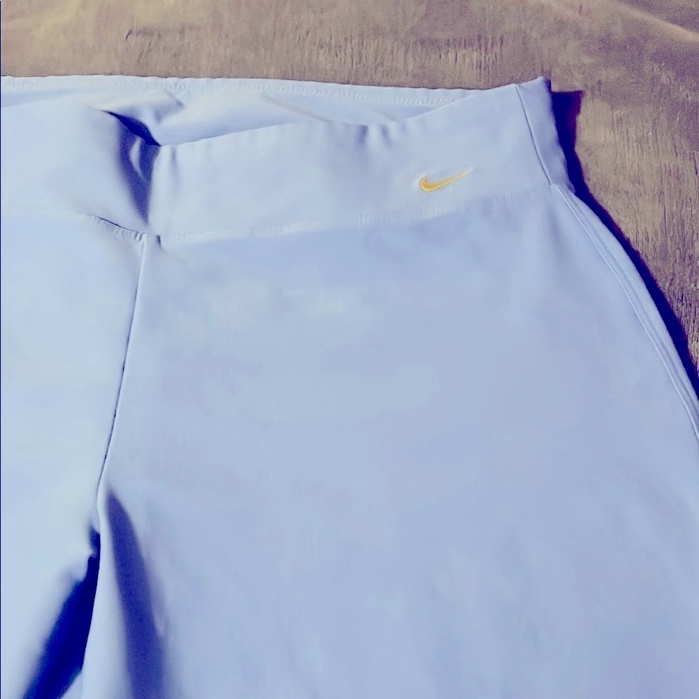 Nike Women's Wide Leg Pants - Light Blue